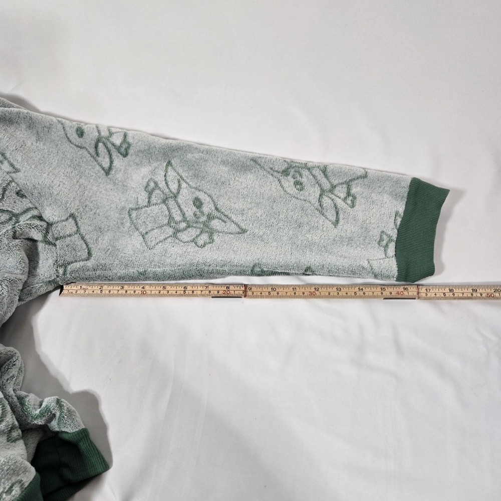 Star Wars The Mandalorian Pajama Set Adult Fleece Lounge Set Grogu Baby Yoda Shi - Picture 10 of 16